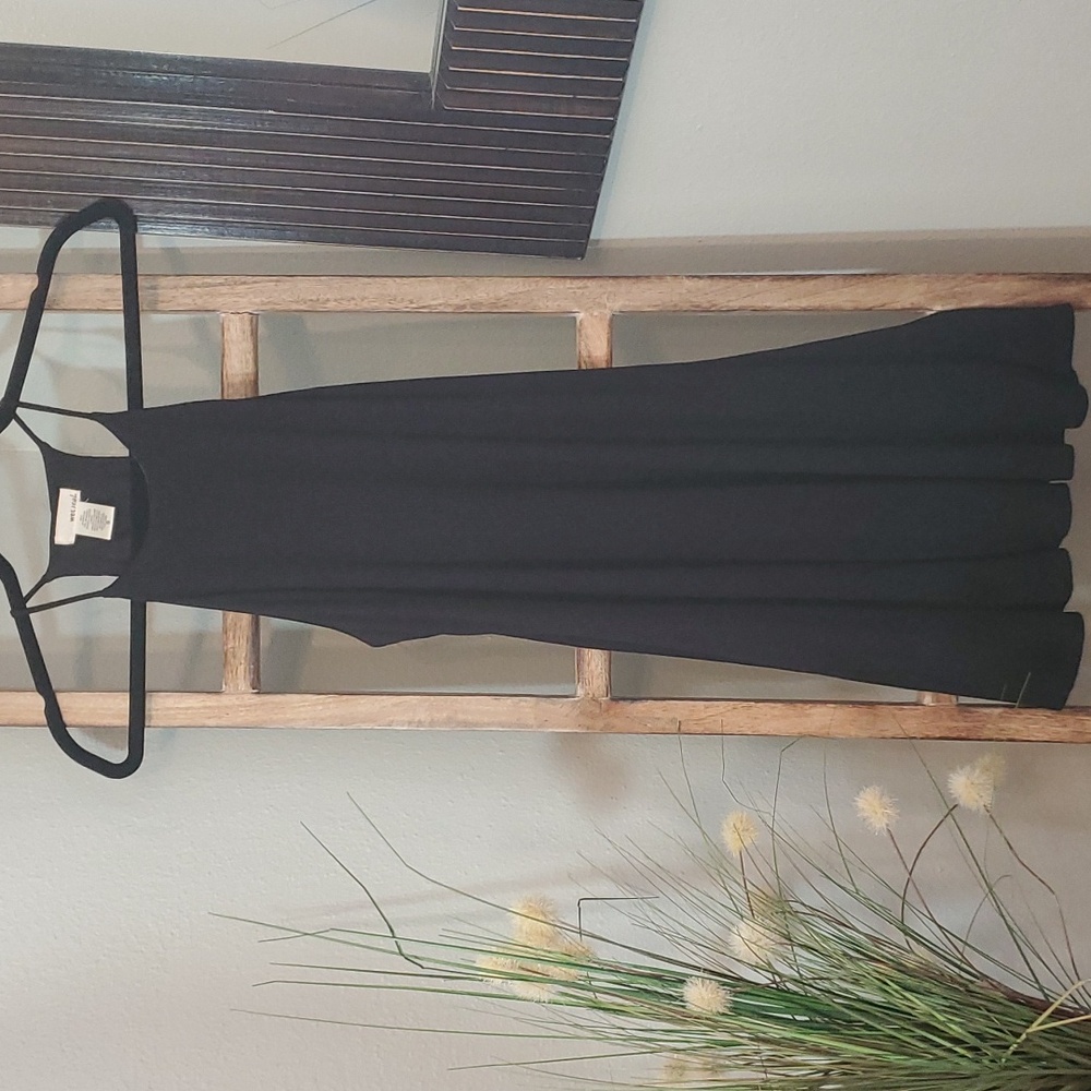 Wet Seal Women's Halter Black Ribbed Summer Casual Dress Size: Small